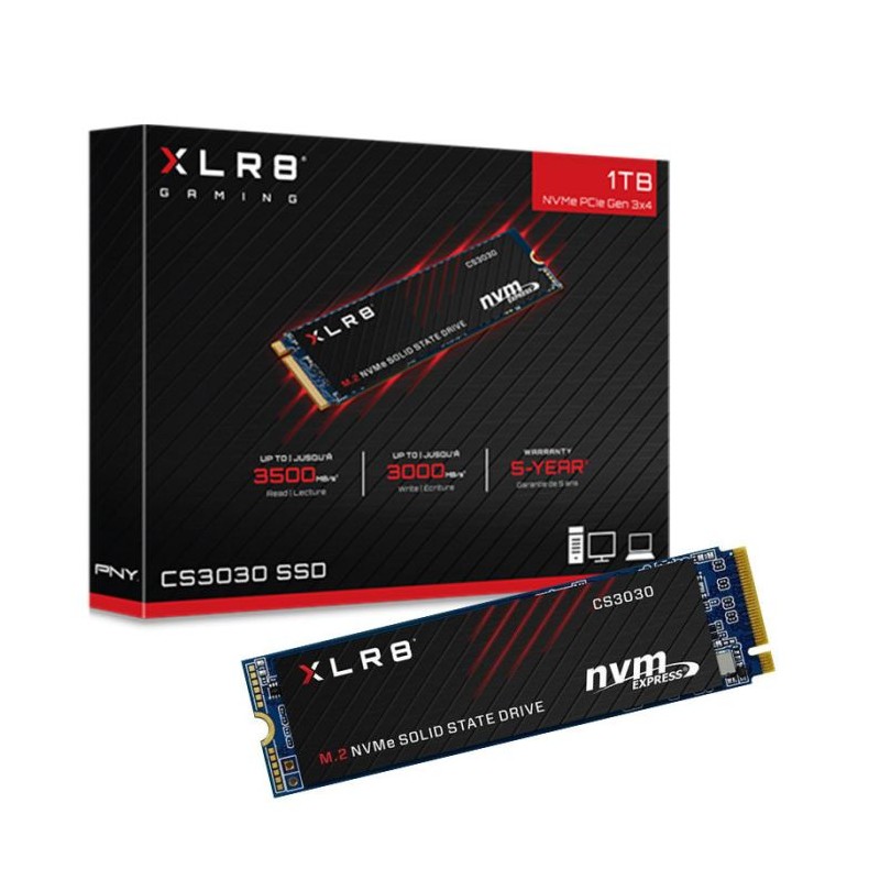 Disque Dur Interne PNY CS3030 1To SSD M.2...