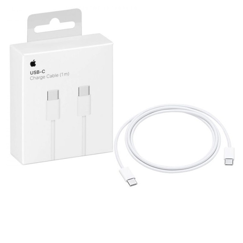 Câble Chargeur Apple Type-C Vers Type-C Blanc