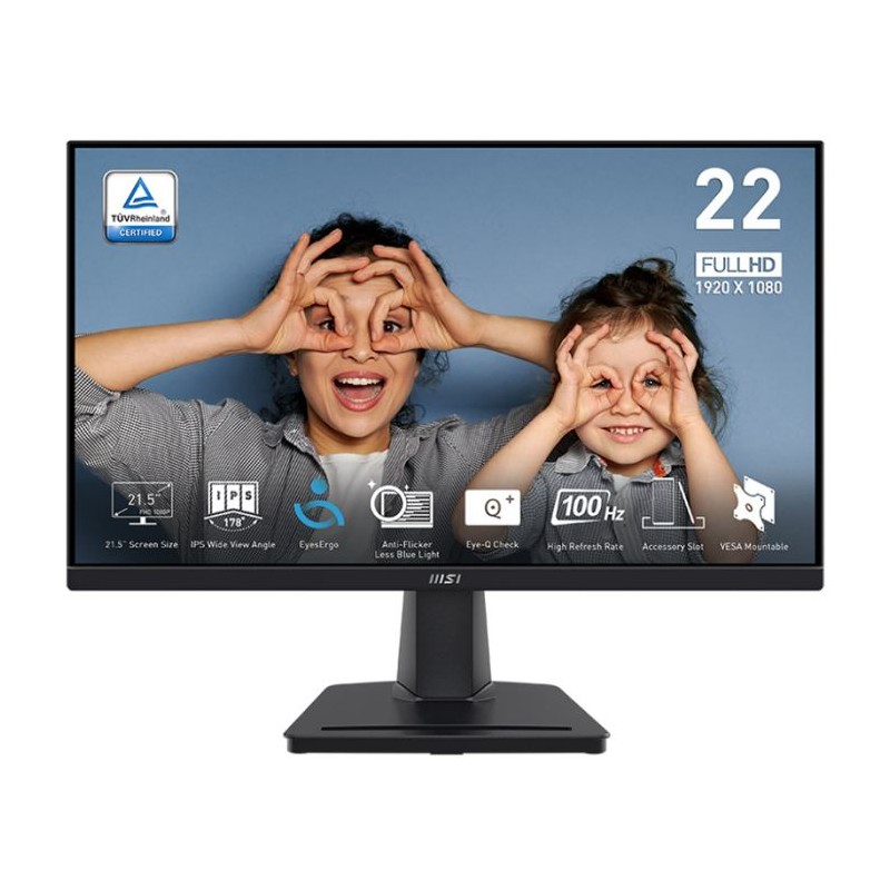 Ecran MSI PRO MP223 E2 21,45" Full HD 100 Hz