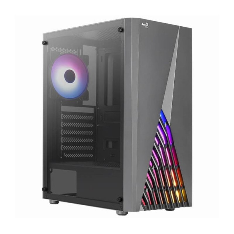 Boîtier Gamer AEROCOOL Delta G BK V1 RGB - Noir
