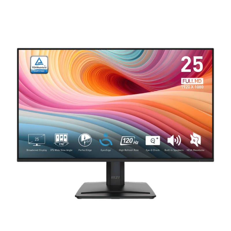 Ecran MSI PRO MP251 E2 24.5" Full HD IPS 120 Hz