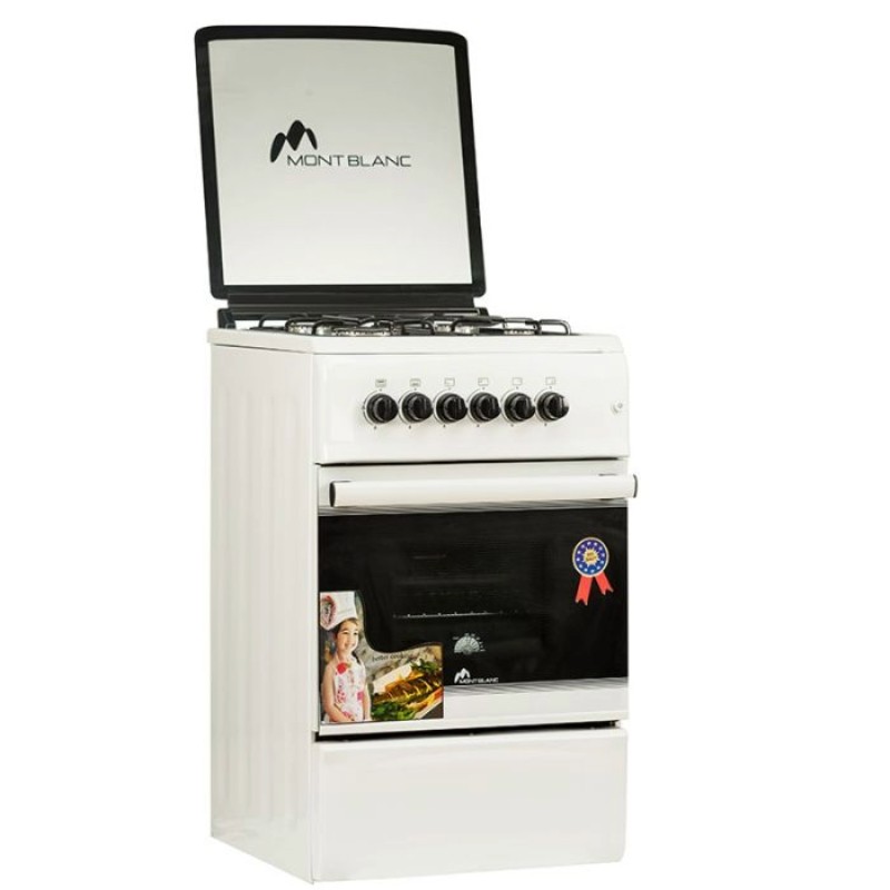 CUISINIÈRE MONTBLANC REB-5055 4 FEUX - BLANC