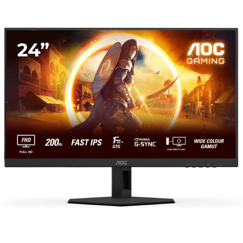 Ecran Gaming AOC 24G4HRE 23.8" FHD 200Hz Fast...