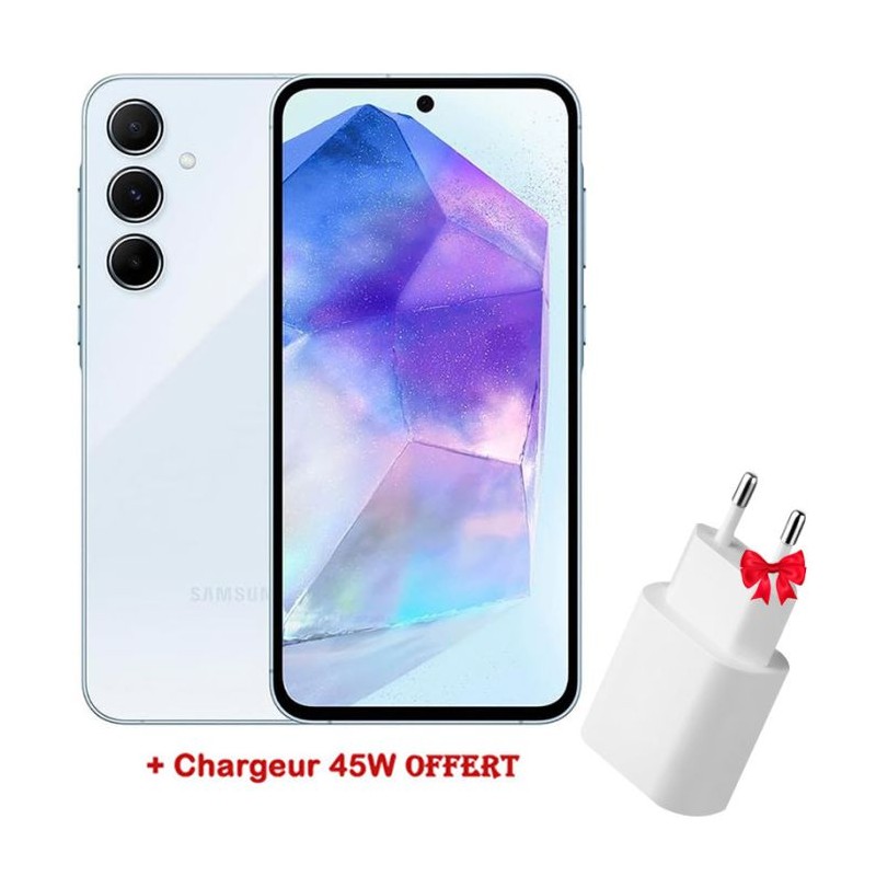 Smartphone SAMSUNG GALAXY A55 5G 8Go 256Go Bleu...